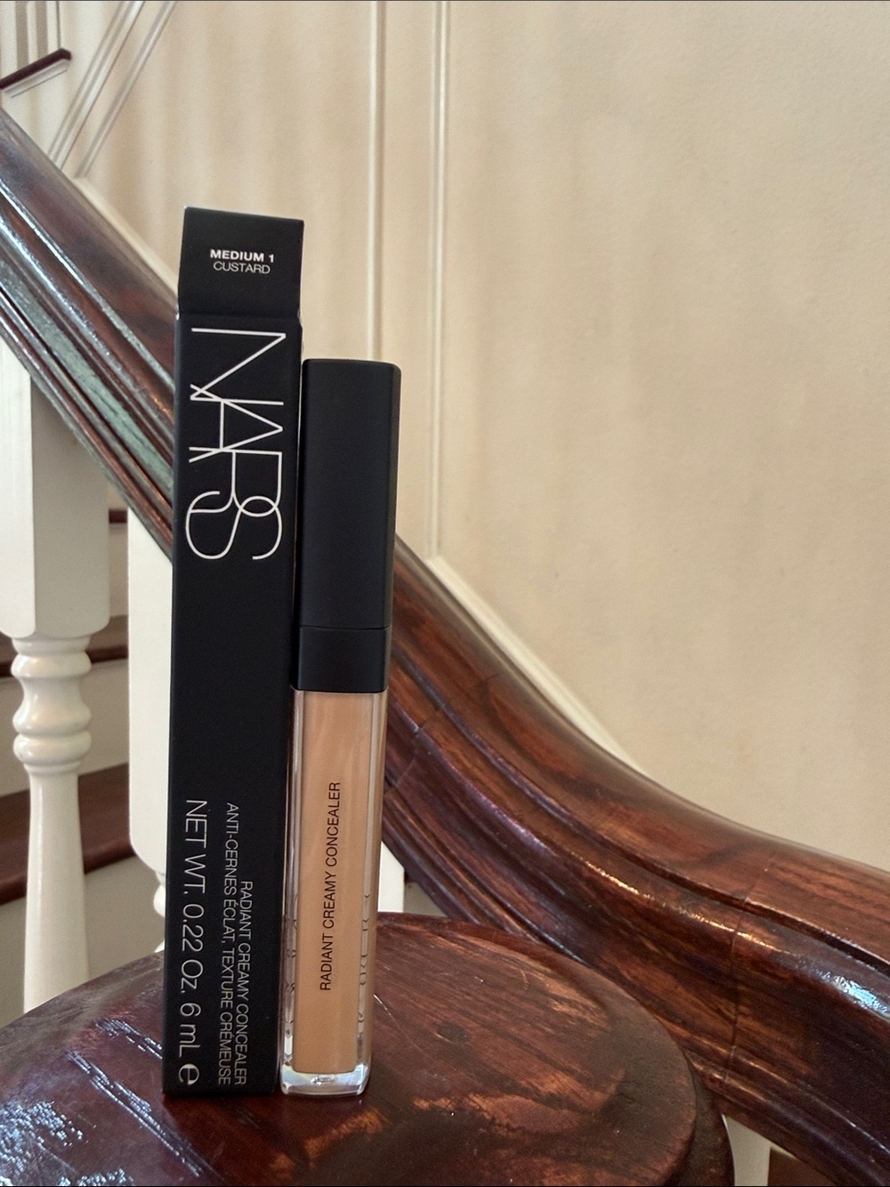 NARS Radiant Creamy Concealer, Cream Formula, 0.22 oz / 6 mL. Medium 1 custard